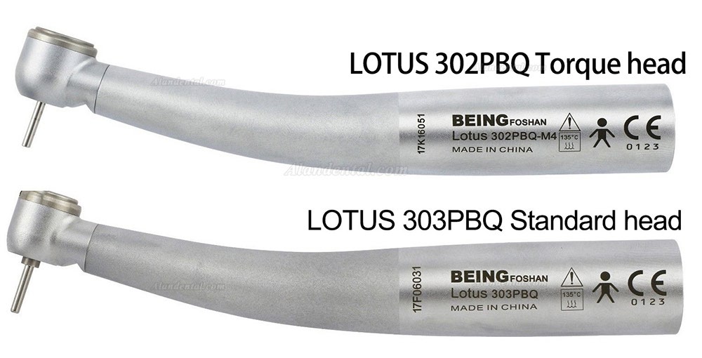BEING Lotus 302/303PBQ Fiber Optic Turbine Handpiece KAVO Compatible (without Quick Coupler)